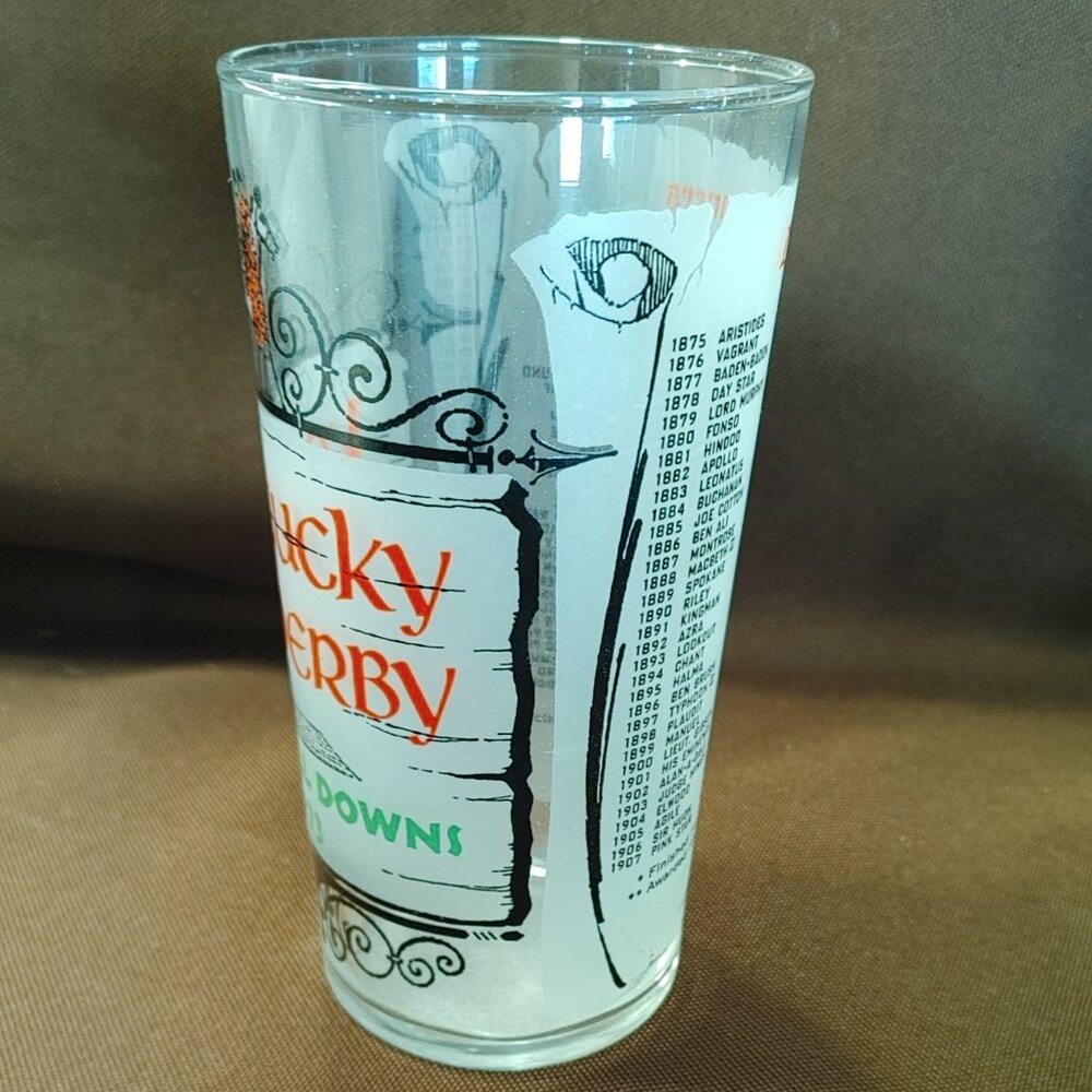 1973 Kentucky Derby Commemorative Mint Julep Glass – Secretariat Victory - Picture 2 of 4